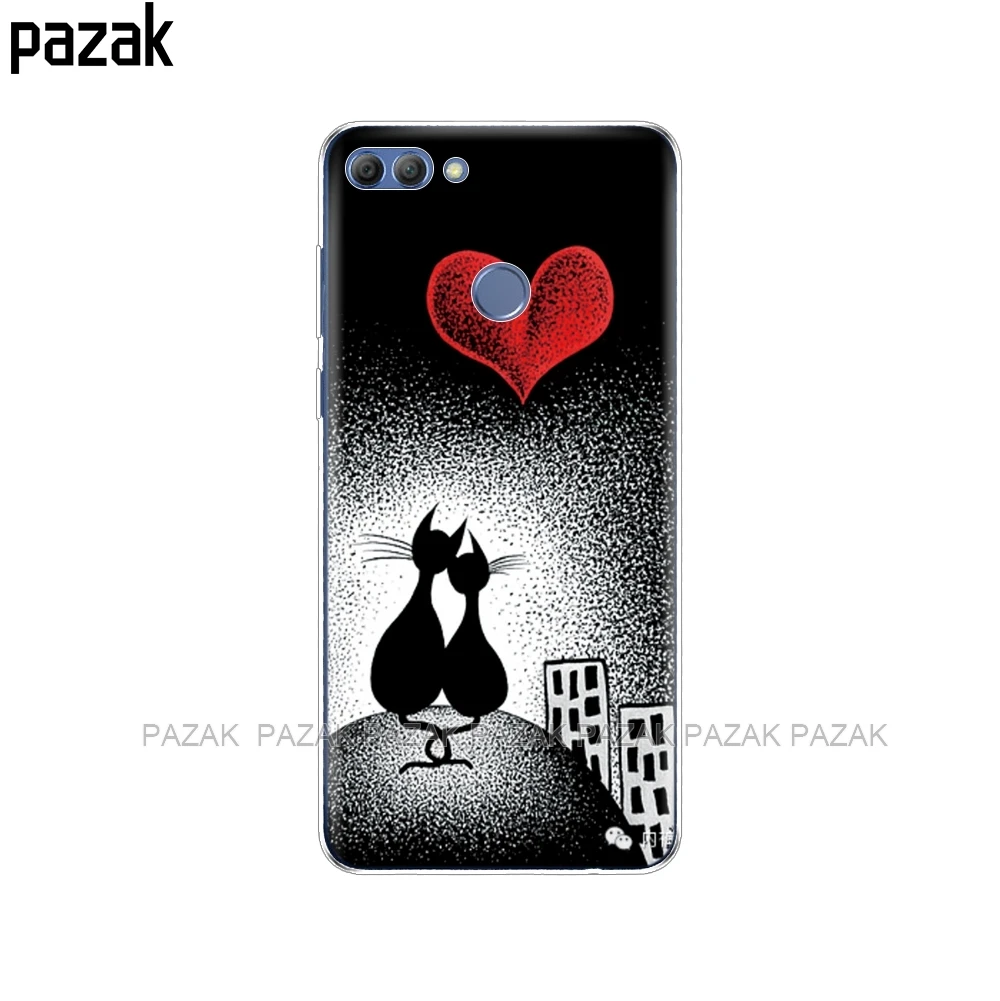 52268 Чехол для huawei P Smart чехол Enjoy 7S Мягкий ТПУ силиконовый чехол-накладка для huawei P Smart Coqa чехол с принтом - Цвет: 52268