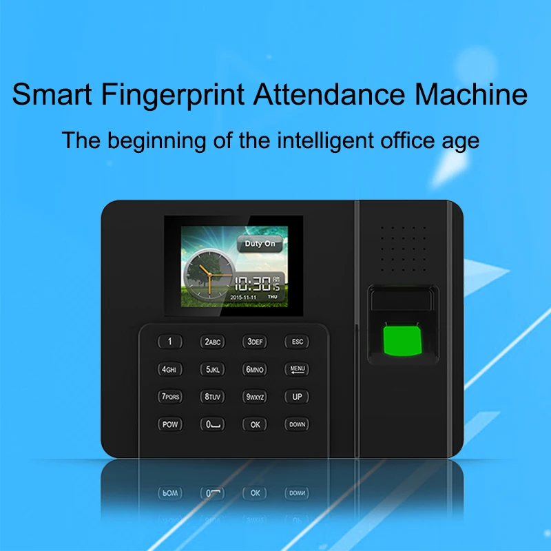 

OULET Biometric Attendance System Fingerprint Reader TCP/IP USB Clock Recorder Employees Device Fingerprint Time Attendance