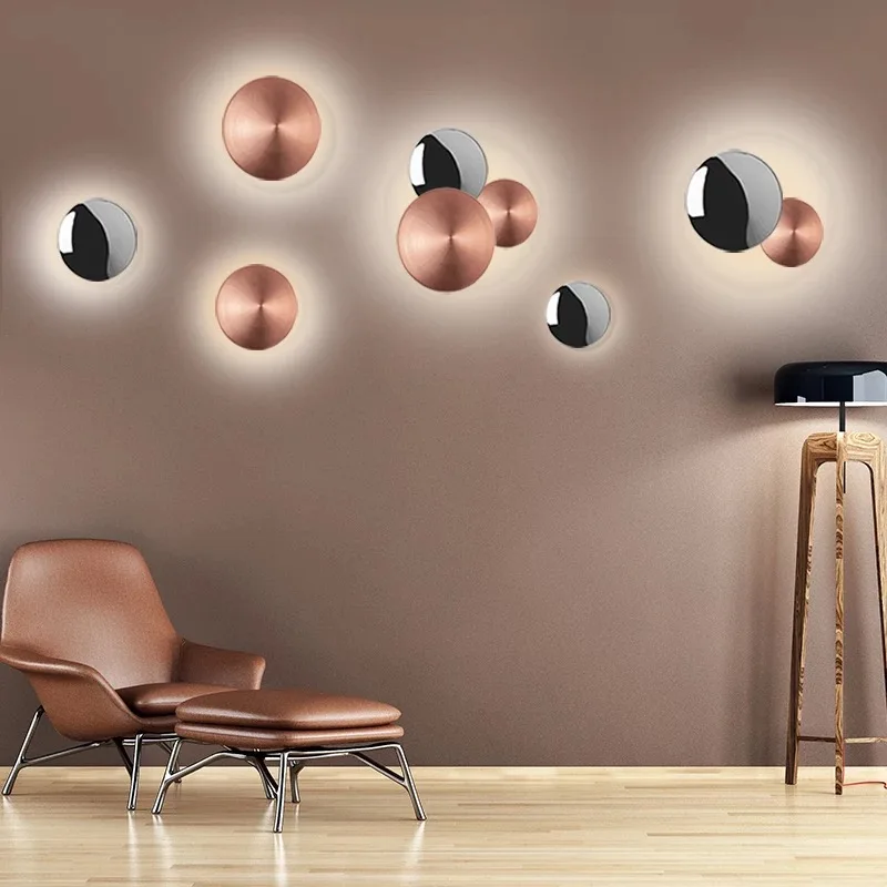 Us 29 5 Living Roombackground Wall Lamps Led Northern European Simple Decorative Lights Geometric Aisle Bedside Creative Lightings In Us 29 5 Living Roombackground Wall Lamps Led Northern European Simple Decorative Lights Geometric Aisle Bedside Creative Lightings In