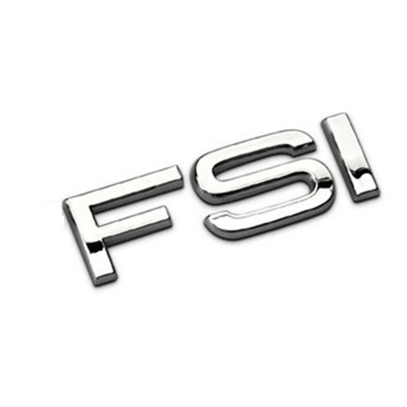 DIY 30 35 40 45 50 55 FSI TFSI quattro хромированный цинком стайлинга автомобилей эмблема
