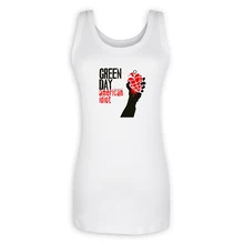GREEN DAY American Idiot Tank Top Women Bring Me The Horizon Band Death Metal Metalcore Girl’s Tank Fitness T-shirts Camisole
