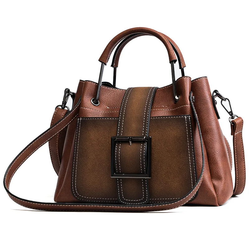 

New Fashion 2018 shoulder bags for women Suede PU leather bag luxury designer crossbody bags High end female bag mochila S633