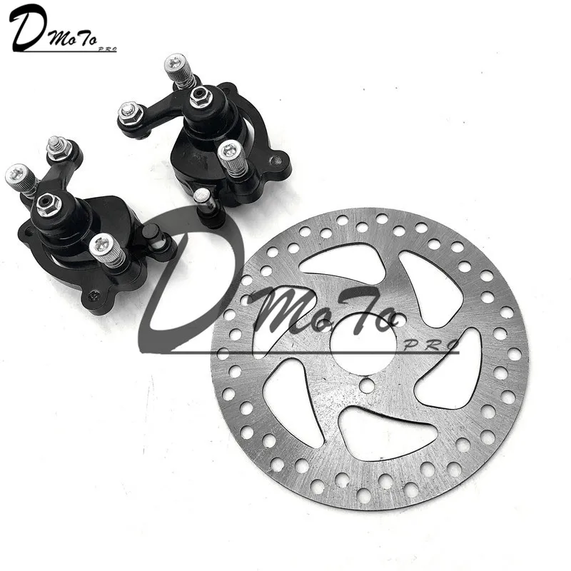 Gas Mini Dirt Bike Rear+Front Disc Brake Caliper Kit 140mm Rotors Electric Scooter ATV Gas Mini Dirt Bike Rear+Front Disc Brake Caliper Kit 140mm Rotors Electric Scooter ATV