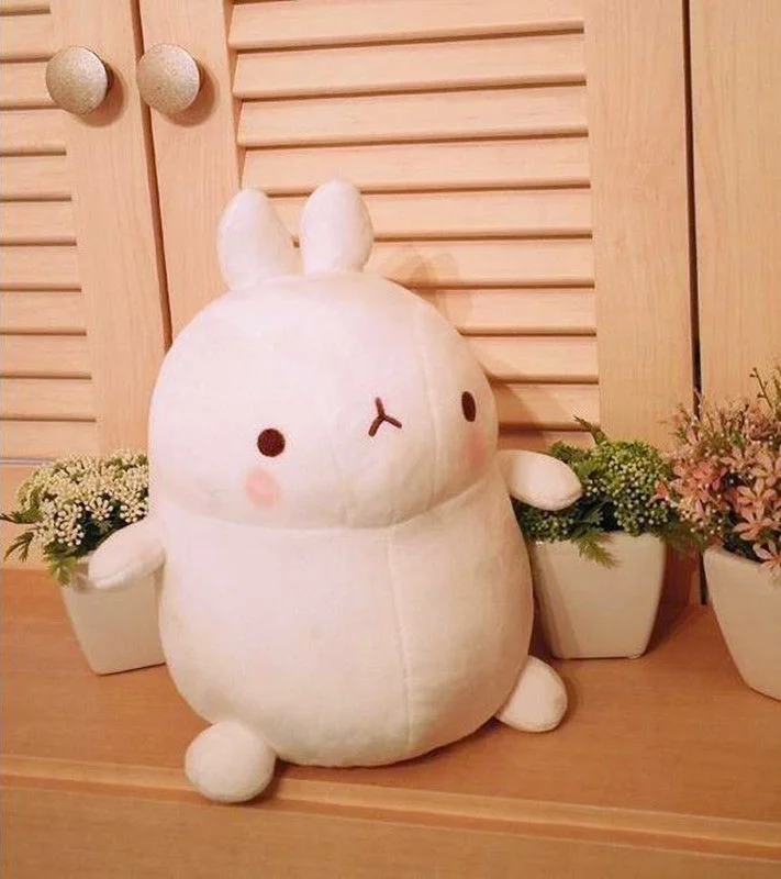 Милый кролик Molang милый белый мягкая кукла Детская плюшевая игрушка