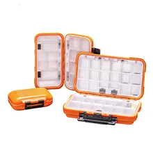 Fishing Tackle Boxes Double Layer 3 Sizes Shockproof Fishing Box S/M/L Fly Fishing Tackle Boxes Accessories Tackle Container