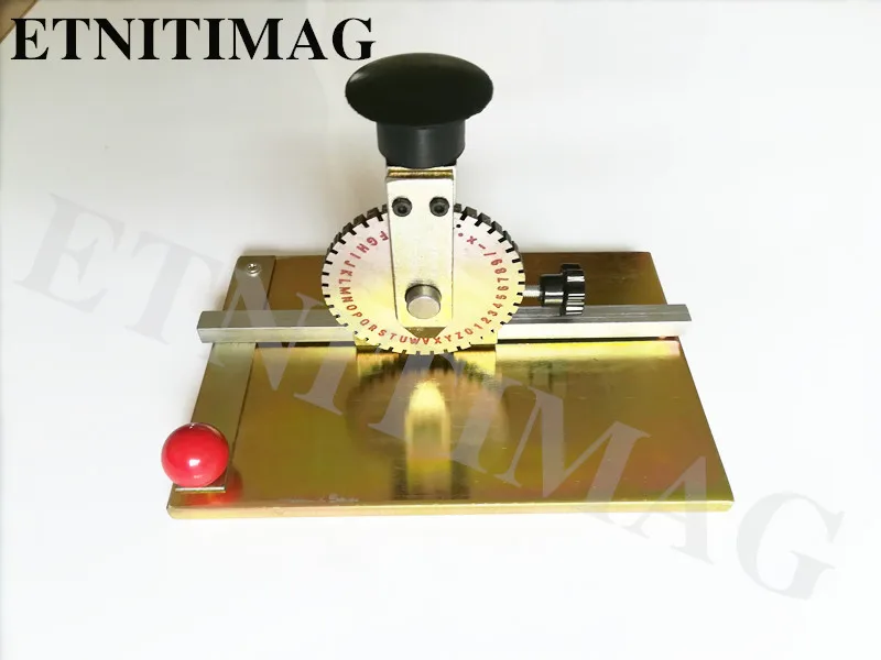 Engraving label machine