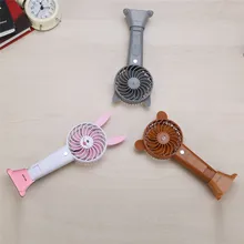 3 Тип милые животные воды туман вентилятор USB Перезаряжаемые спрей вентилятор Портативный 1200MA 2 Шестерни поручень вентилятор