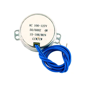 

UXCELL High Quality 1Pcs Synchronous Motor 110V AC 50/60Hz 2.5RPM CW/CCW Torque 4W Turntable Gear Box for Microwave Oven