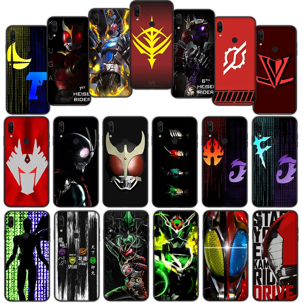 

Kamen Rider Soft Cover Case for Xiaomi Redmi Note 7 4 4X 6 Pro 5 Plus 5A 6A Go S2