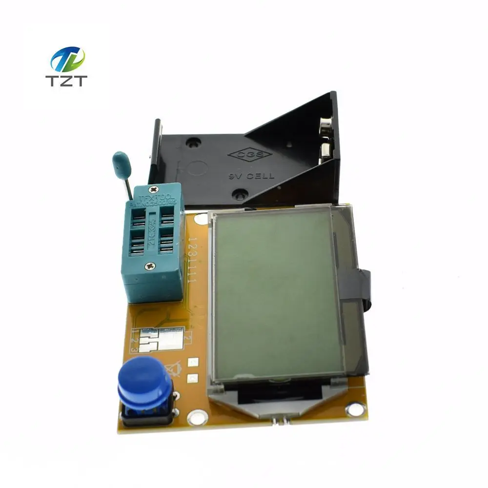 TZT teng 1pcs LCR-T3 Mega328 Transistor Tester Diode Triode Capacitance ESR Meter MOS/PNP/NPN L/C/R Well Working