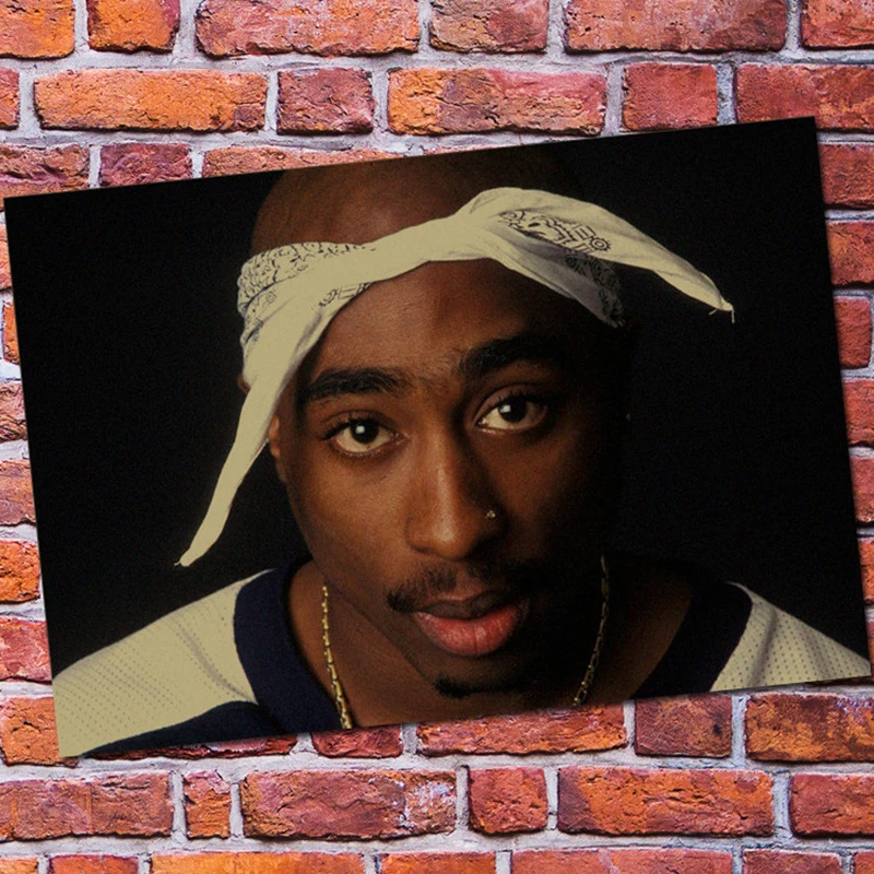 Уютный момент 2PAC Рэп Бог Тупак хип-хоп певец ретро постер винтажный крафт-Принт плакат стены украшения дома комнаты QT472