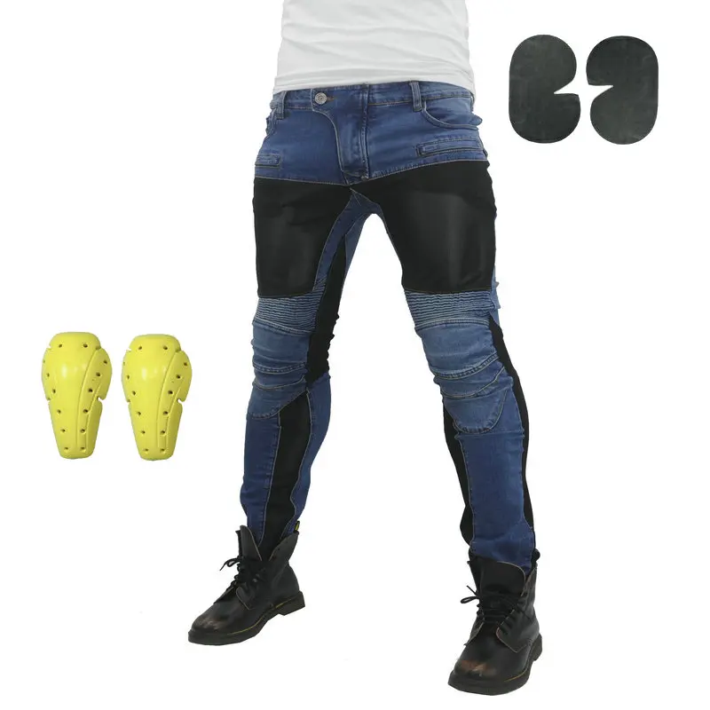 

KOMINE MOTORPOOL UBS06 PK719 Jeans Leisure Motorcycle Men's Off-road Outdoor Jean cycling Pants With Protect Equipment