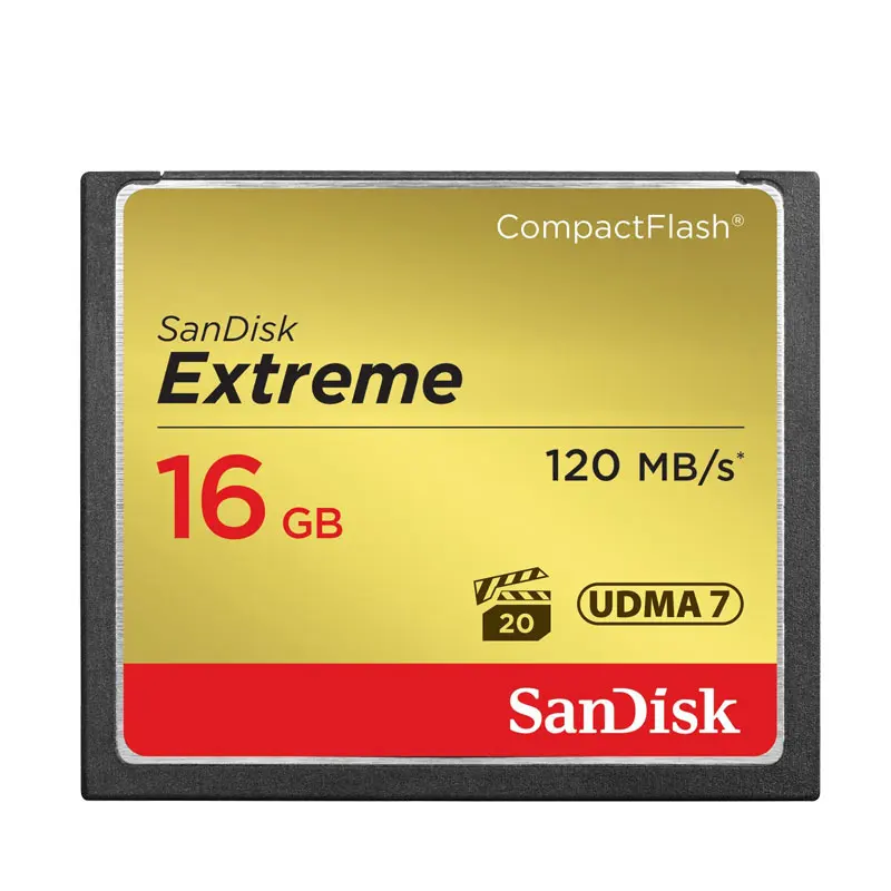 Карта памяти sandisk Extreme Cf 32 Гб карта памяти CompactFlash карта памяти 4K Full HD видео компактная вспышка до 120 МБ/с./с 32 ГБ для камеры