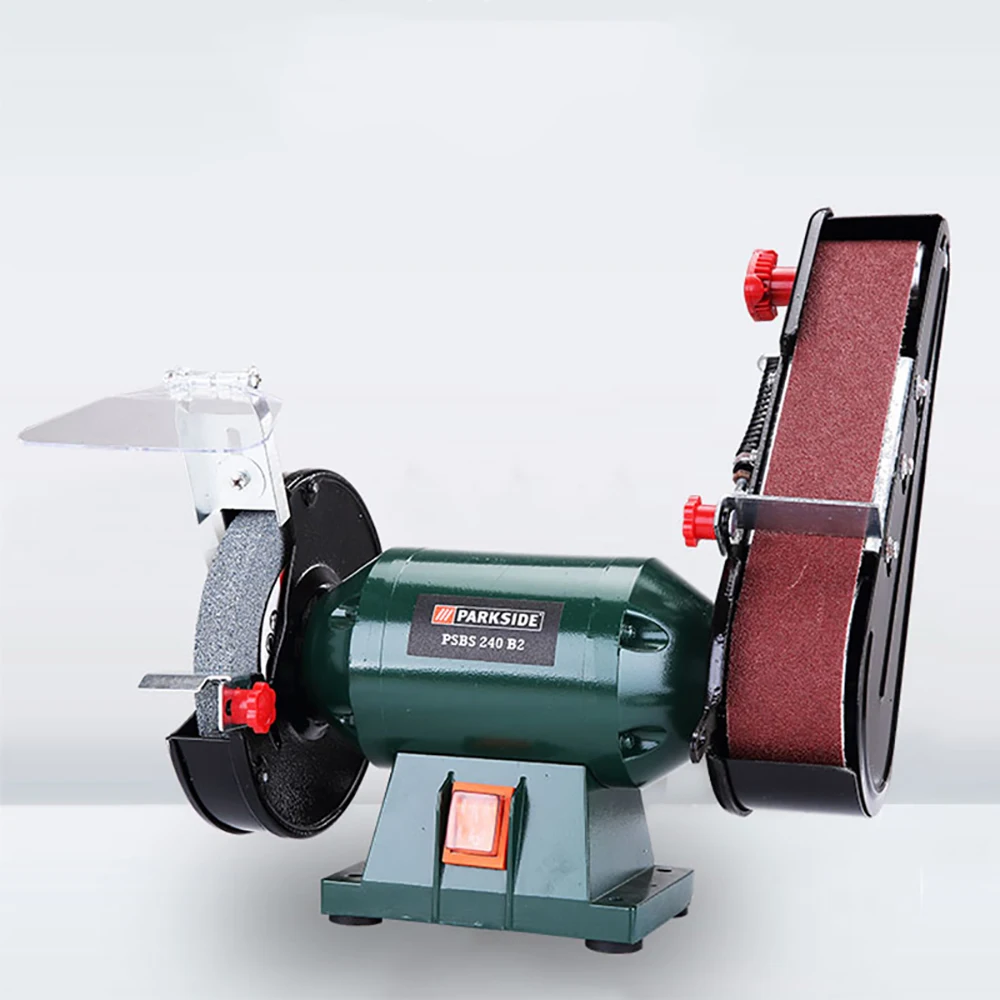 220v Multi Function Electric Bench Belt Sander Tool Grinding