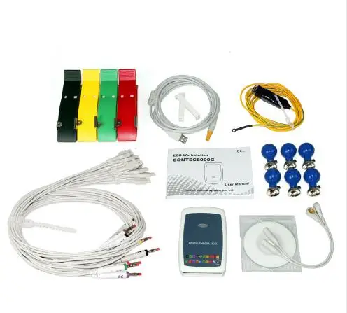  CONTEC8000G Multi-function PC ECG/EKG Workstation System 12 Lead Resting ECG