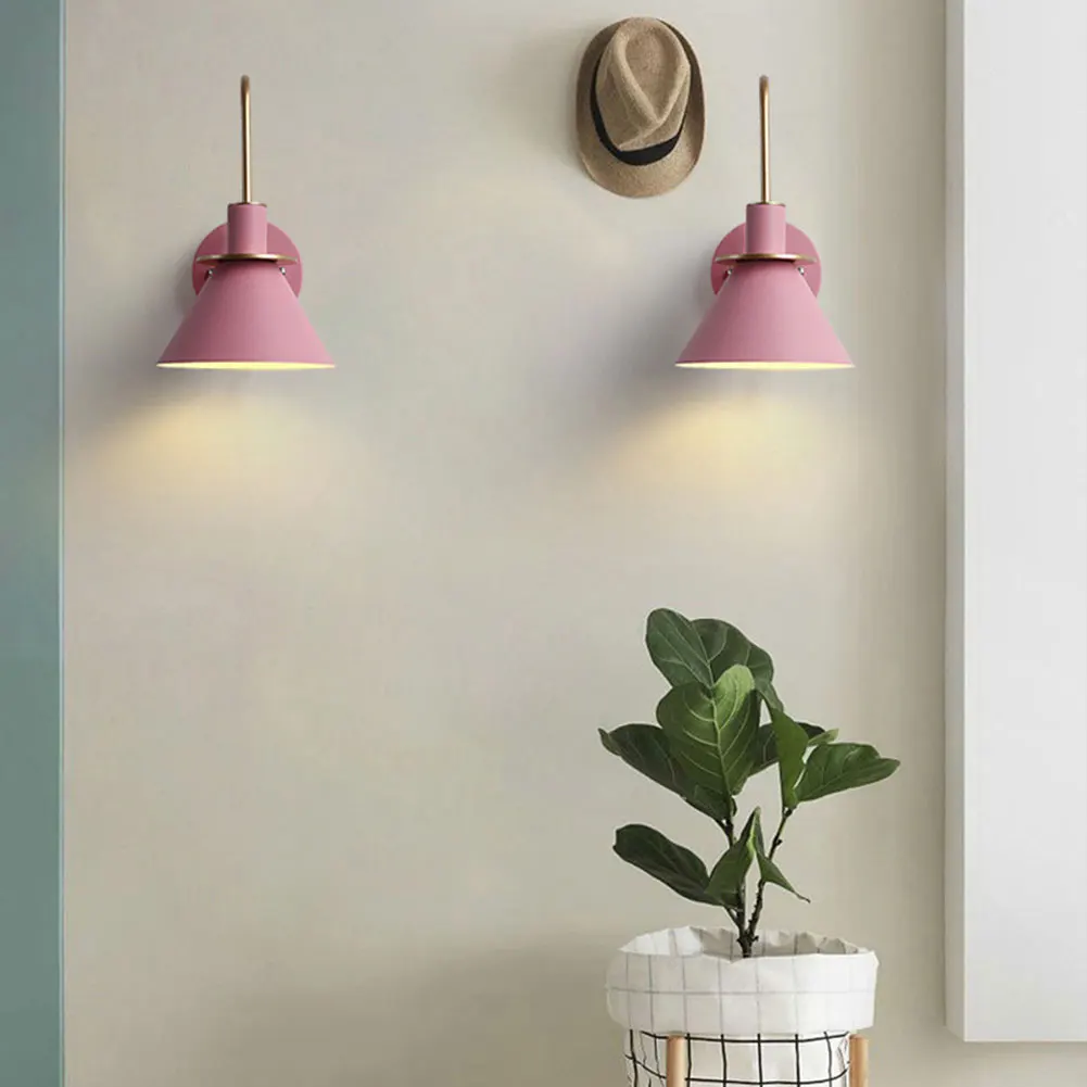 

Simple Wall Lamp Iron Retro Wall Light for Home Lighting Decorations LKS99