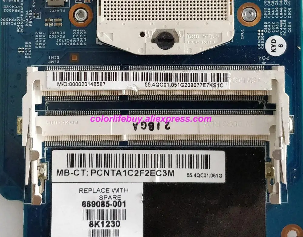 Подлинная 669085-001 48.4QC05.011 HM67 Материнская плата ноутбука для hp Pavilion DM4 DM4-3000 серии ноутбук ПК