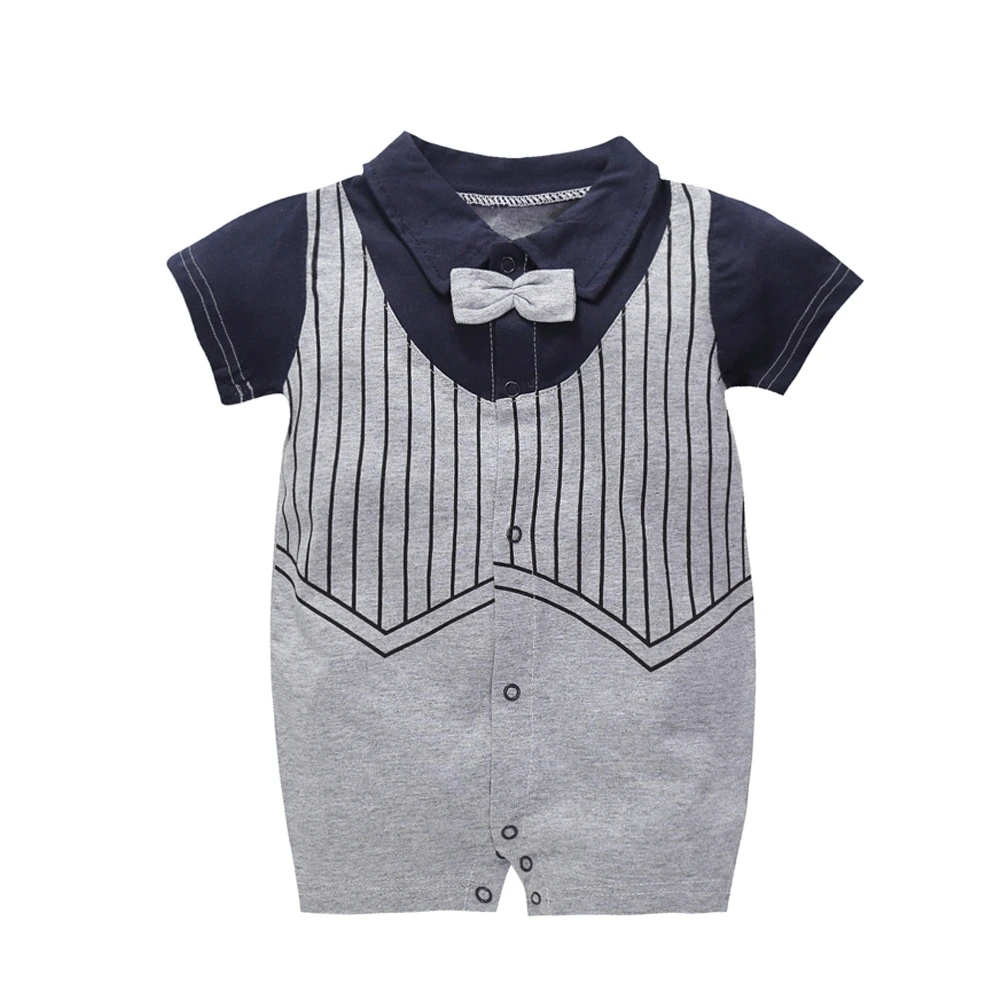 Online Baju Monyet Tubuh Cocok untuk Bayi Yang Baru Lahir Bayi Balita Anak anak Jumpsuit ONE Pieces Onesie Lengan Pendek Musim Panas Pria 0 3 6 9 Bulan