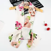 Модный и элегантный женский стиль маленький шелковый шарф леди деловой ГАЛСТУК длинные двухсторонние печатные шарфы