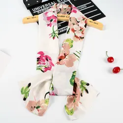 Fashionable and elegant women's style Small Silk Scarf Lady Business Tie Long Double-sided Printed Scarves Fashionable and elegant women's style Small Silk Scarf Lady Business Tie Long Double-sided Printed Scarves