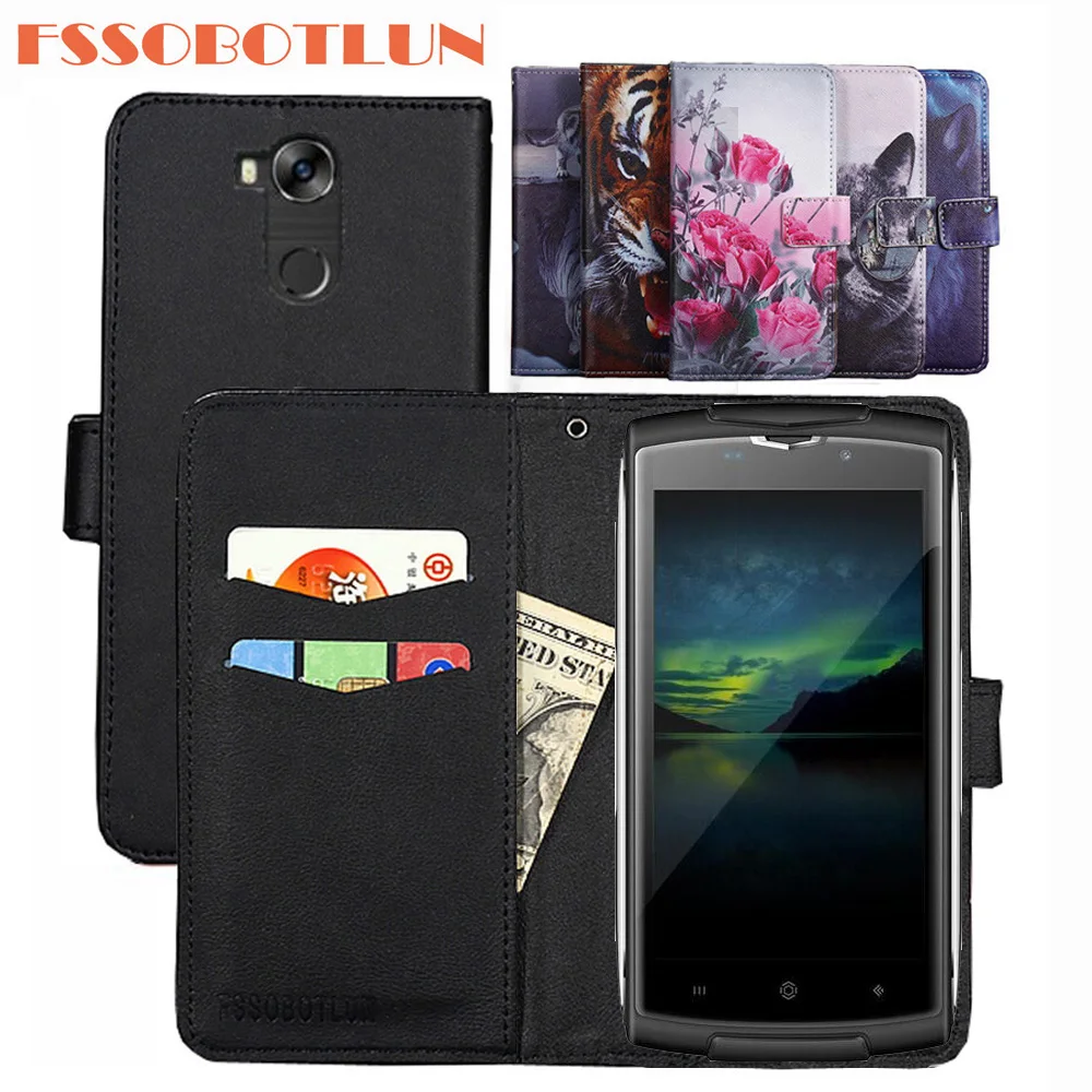 

FSSOBOTLUN For Homtom ZOJI Z7 Case PU Leather Retro Flip Cover Shell Magnetic Fashion Wallet phone Cases Kickstand Strap ZOJI Z7