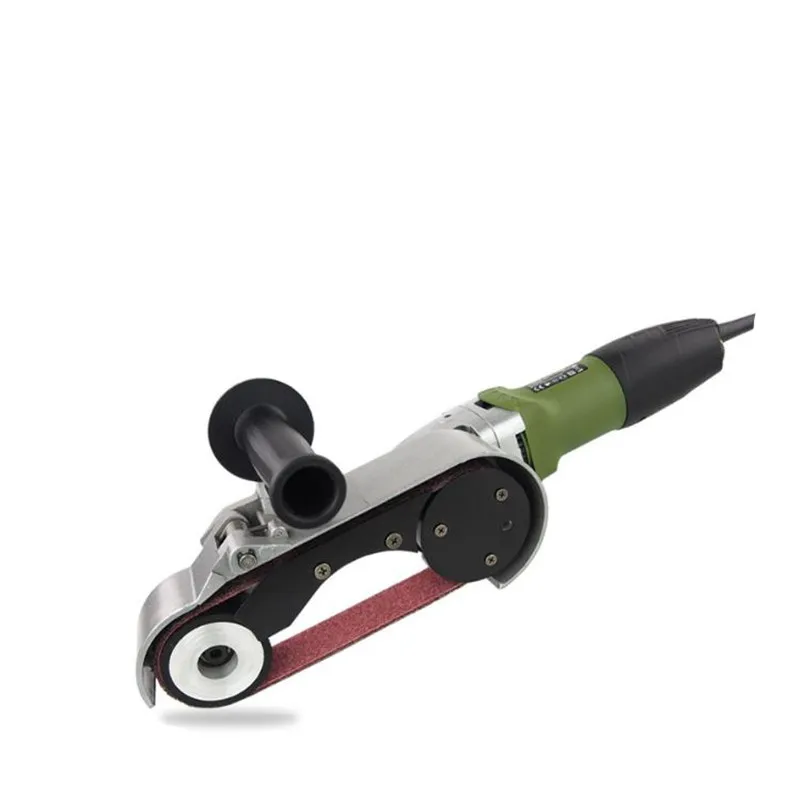 

220V Tube Belt Sanders Polisher Portable Grinding Polishing Machine Stainless Steel Circle Tube Processing Polishing Tool