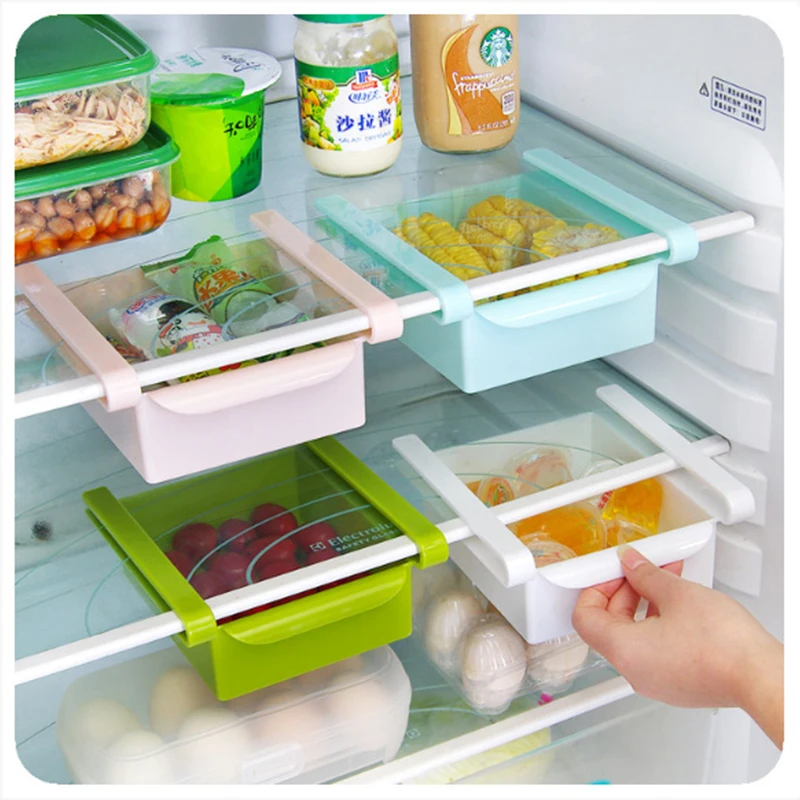 Кухонная полка для холодильника хранения морозильной камеры|Подставки и
