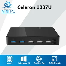 Ultra Thin Mini PC Intel Celeron 1007U Pentium 2117U 1.80GHz Windows XP Mini Computer Nuc PC Mini DDR3 RAM HDMI HTPC TV BOX