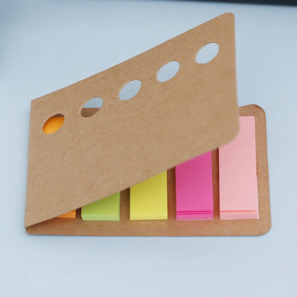 

1PCS Candy Color 100 Pages Book Mark Memo Paper Notes Scrapbooking Sticker Paper