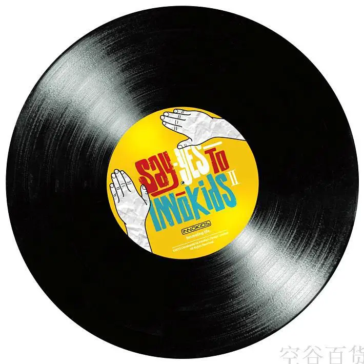 Second hand Vinyl records wall decoration personalized wall painting