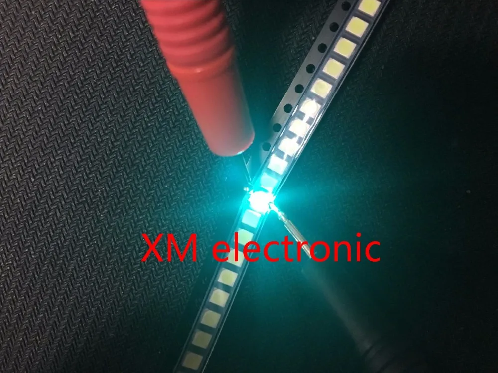100 шт./лот 3528 SMD светодиодные лампы 1210 ярко голубые (светло голубые) водно Светодиодные светоизлучающие