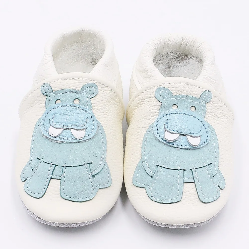 Suaves Zapatos De Cuero Del Bebé Hada 6-12 meses 