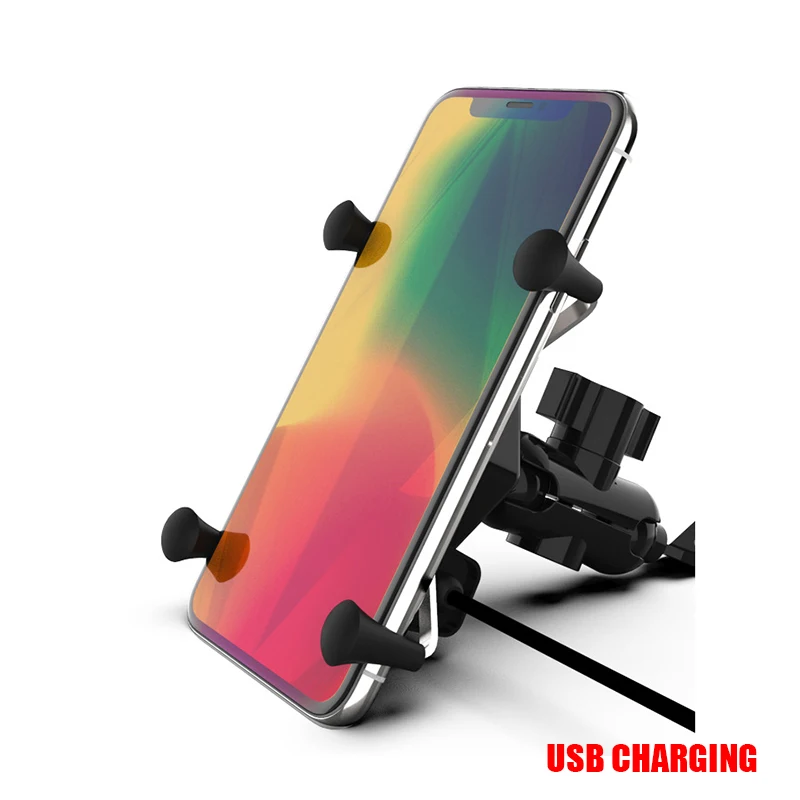 ARVIN мотоцикл USB зарядка держатель телефона для iPhone XR Sansung S9 Универсальный