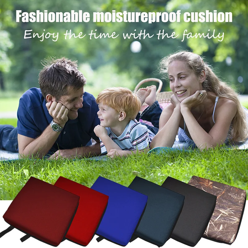 Simple portable camping cushion outdoor cold-proof and moisture-proof seat Stadium single-layer Strong wear-resistant | Спорт и
