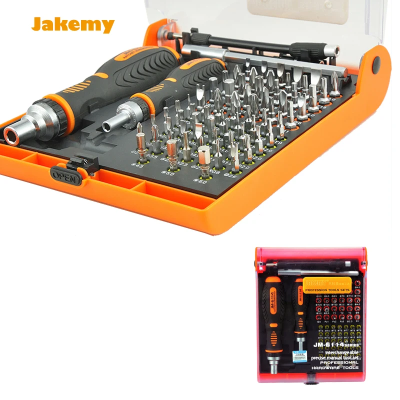 Multi Bits JM-6114 with torx screw tools Screwdriver Set hex cross flat Y star multitool Screw driver for PC cellphone computer Multi Bits JM-6114 with torx screw tools Screwdriver Set hex cross flat Y star multitool Screw driver for PC cellphone computer