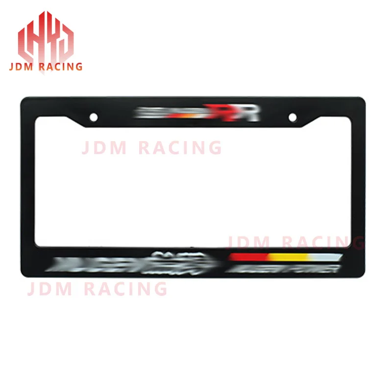 

Hot American standard JDM License Plate Frame for MUGEN POWER Racing License Plate Frame For Honda Civ Accord SI RSX DC5 DC2