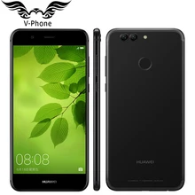 Оригинальный Huawei Nova 2 плюс 4 г LTE 5.5 дюймов 1920*1080 P мобильный телефон KIRIN 659 Octa core android 7.0 4 ГБ 128 ГБ двойной сзади Камера