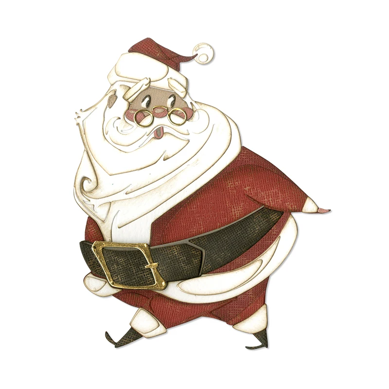 

2019 DIY New Layer Metal Cutting Dies and Scrapbooking For Paper Making Santa Claus Christmas Embossing Frame Card Dies Set