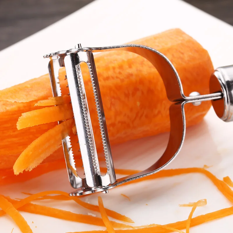 2 in1 из нержавеющей стали терке картофель Овощечистка Slicer Кухня Аксессуары овощи