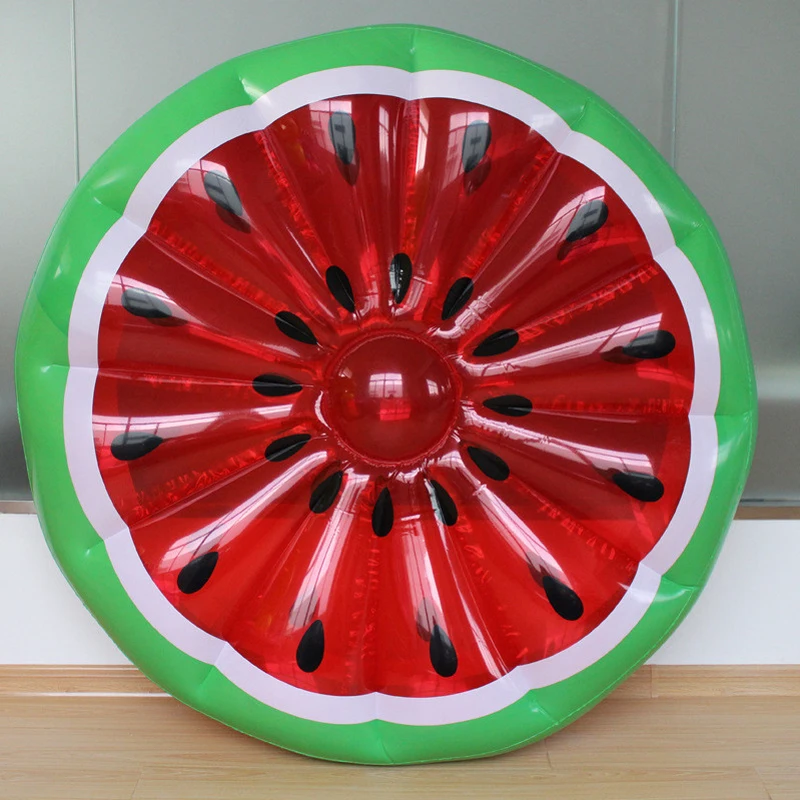  180cm Inflatable fruit Watermelon Slice Float Pool Swimming Ring Circle for Adult Kids Air Mattress Water Play beach party