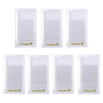 

240pcs/ box Natural Fake Eye Lashes 8/10/12/14mm Makeup Individual Cluster Eye Lashes Grafting Fake False Eyelashes