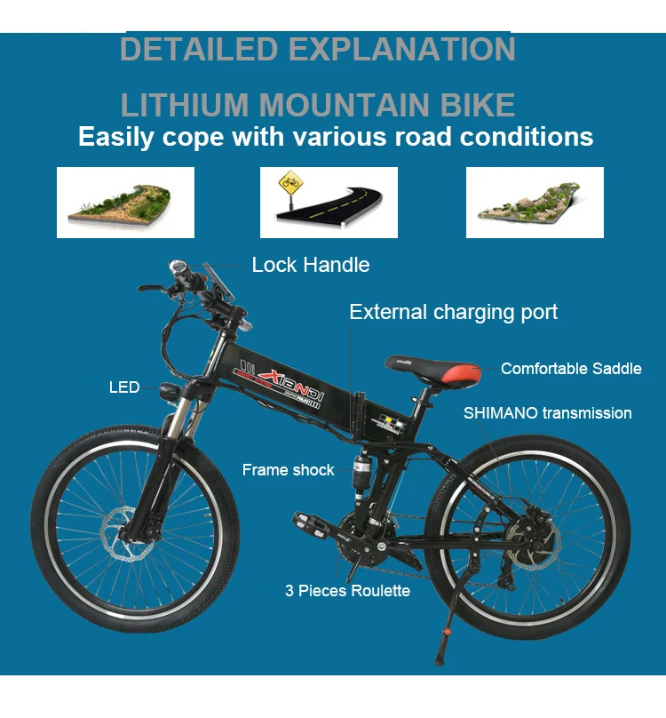 Flash Deal LOVELION Inch Mountain Bike Frame 48V Electric Lithium Battery Strong Hiding Power 500W - 350W Mute Ebike 21 Hybrid Engine Speed 17