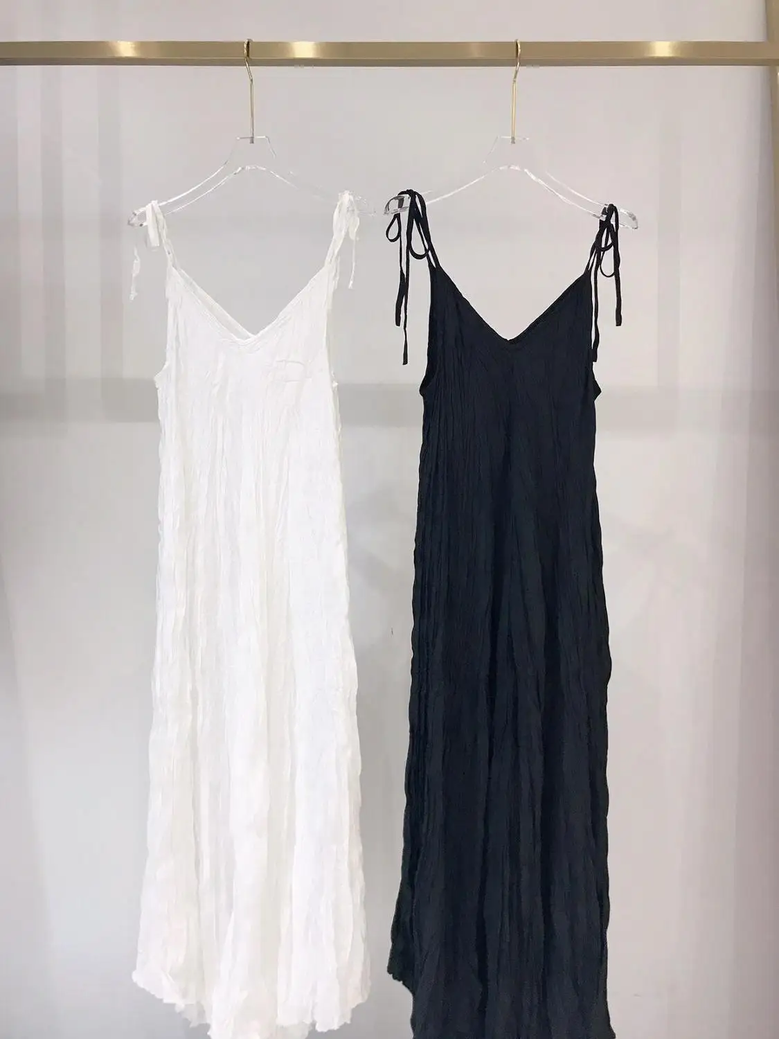 

2019 summer new women casual cotton oversize strap dress ddxgz2v 5.22