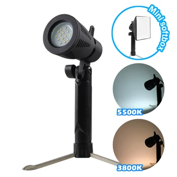 

Meking Mini LED Lamp 5500K 3800K for Home Studio Lighting Still Photographic Animated Stick Figure Shooting