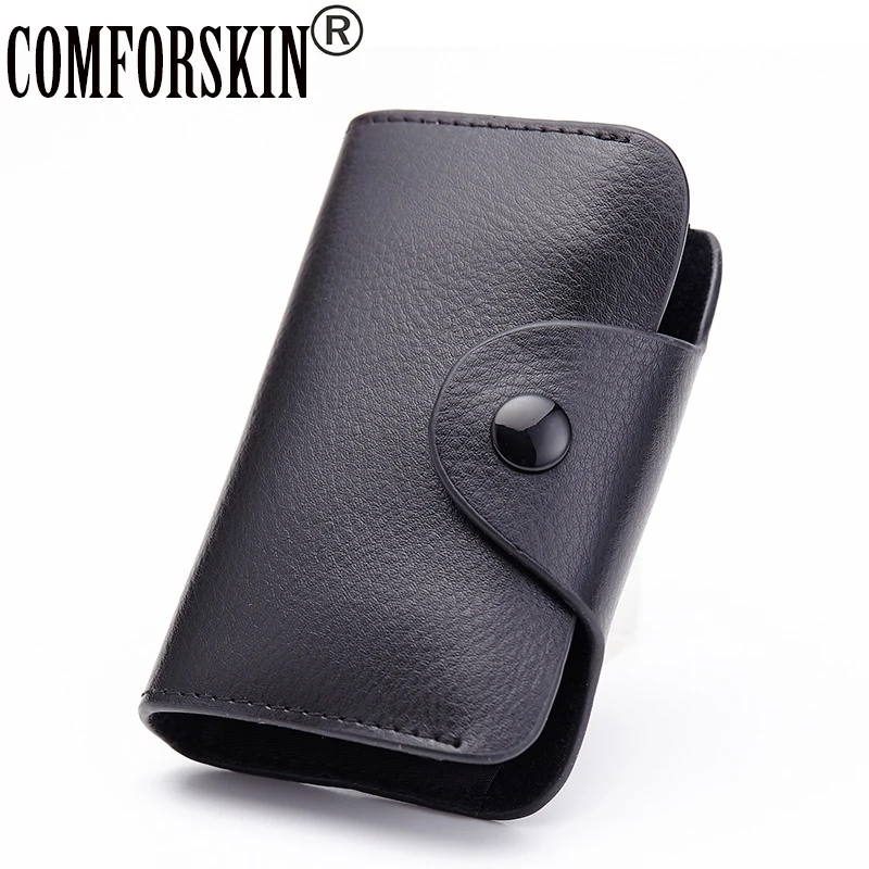 

Credit Card Holders Organ Style Design High Quality Split Leather 2017 Hot Selling Multi-card Bit ID Card Case Wallets On Sales