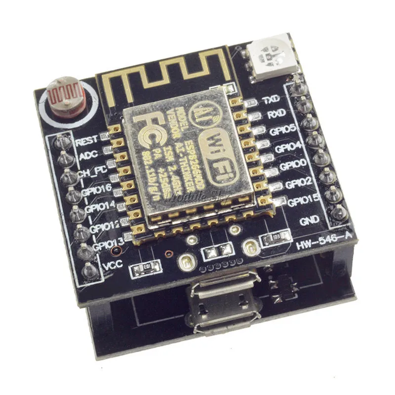 

Micro USB ESP8266 ESP-12F Serial WIFI Wireless Module Witty Cloud Development Board Mini for Nodemcu CH340 Module For Arduino