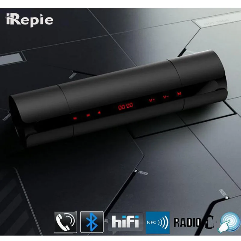 IRepie bluetooth-динамик портативный Радио беспроводной динамик s стерео громкий динамик FM HI FI Бумбокс коробка басового звука аудио музыка USB