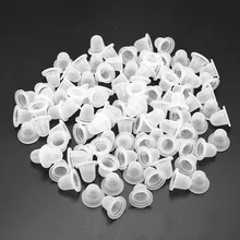 100 шт. Тонирующая цветная силиконовая чашка Татуировка чернила цвет Пигмент Макияж ювелирные инструменты Смола формы