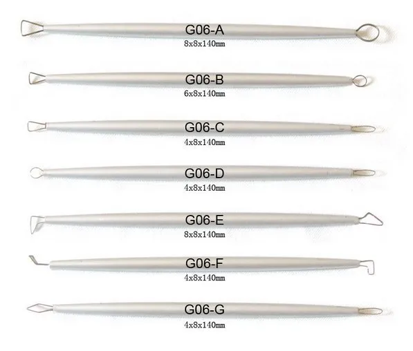 Aluminium handle scrapers tool supplies categories polymer clay tools 7pcs/set | Дом и сад