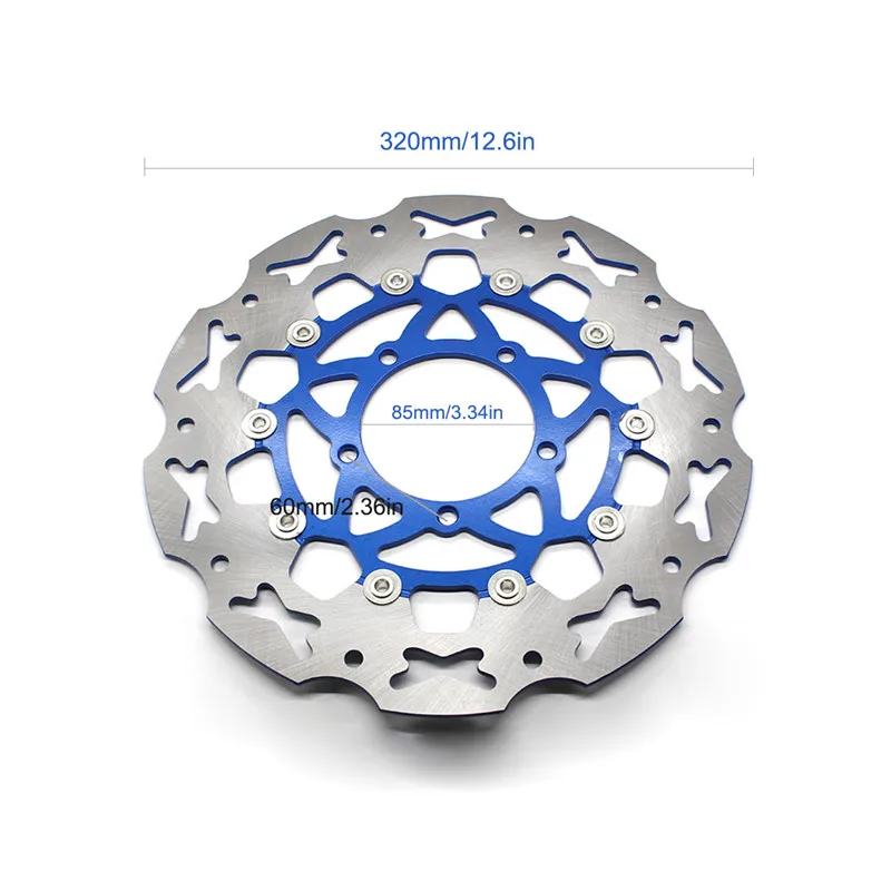320 мм диск переднего тормоза мотоцикла диски ротор мотоцикл тормозной диск для Yamaha FZ16 2013- мотор часть FXCNC